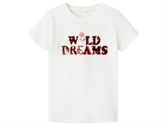 Name It top white with red sequins  